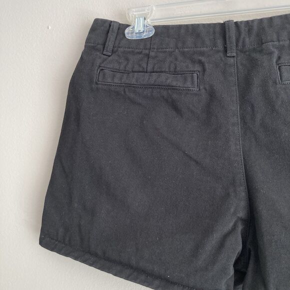 Uniqlo Womens Shorts 29 Waist Black Jean Denim High Waist Boyfriend Classic - Picture 7 of 10